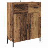 Highboard z szufladą Stare drewno 69,5 x 32,5 x 180 cm