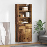 Highboard z szufladą Stare drewno 69,5 x 34 x 180 cm