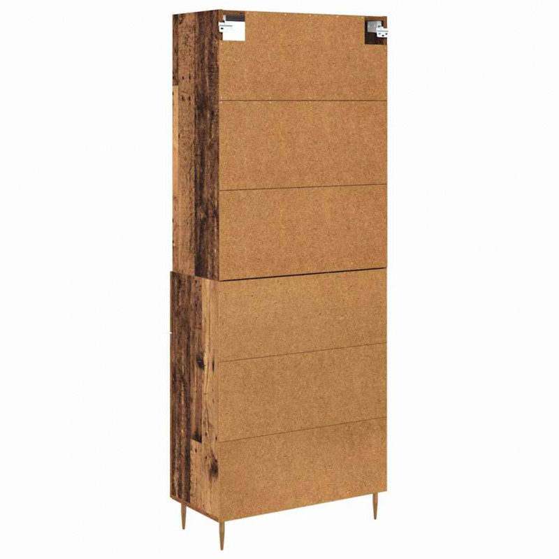 Highboard z szufladą Stare drewno 69,5 x 34 x 180 cm