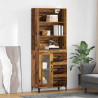 Highboard z szufladą Stare drewno 69,5 x 34 x 180 cm