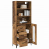 Highboard z szufladą Stare drewno 69,5 x 34 x 180 cm
