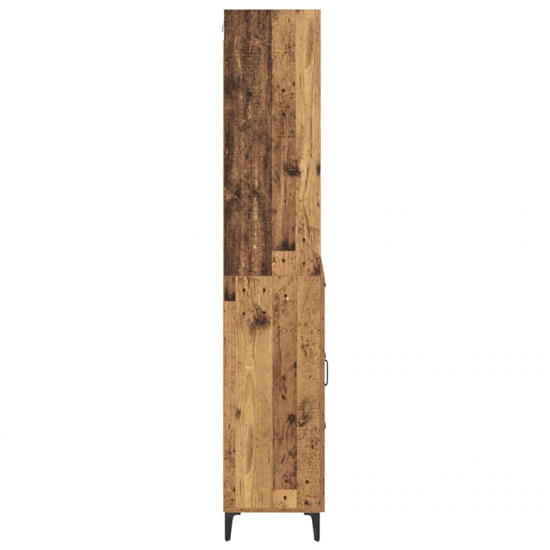 Highboard z szufladą Stare drewno 69,5 x 34 x 180 cm