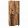 Highboard 2 pcs Stare drewno Materiał drewnopochodny