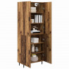 Highboard 2 pcs Stare drewno Materiał drewnopochodny