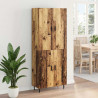 Highboard 2 pcs Stare drewno Materiał drewnopochodny