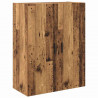 Highboard 2 pcs Stare drewno Materiał drewnopochodny