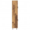 Highboard 2 pcs Stare drewno Materiał drewnopochodny