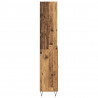 Highboard z szufladą 2 pcs Stare drewno Materiał drewnopochodny