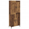 Highboard 2 pcs Stare drewno Materiał drewnopochodny