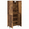 Highboard 2 pcs Stare drewno Materiał drewnopochodny