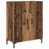 Highboard 2 pcs Stare drewno Materiał drewnopochodny