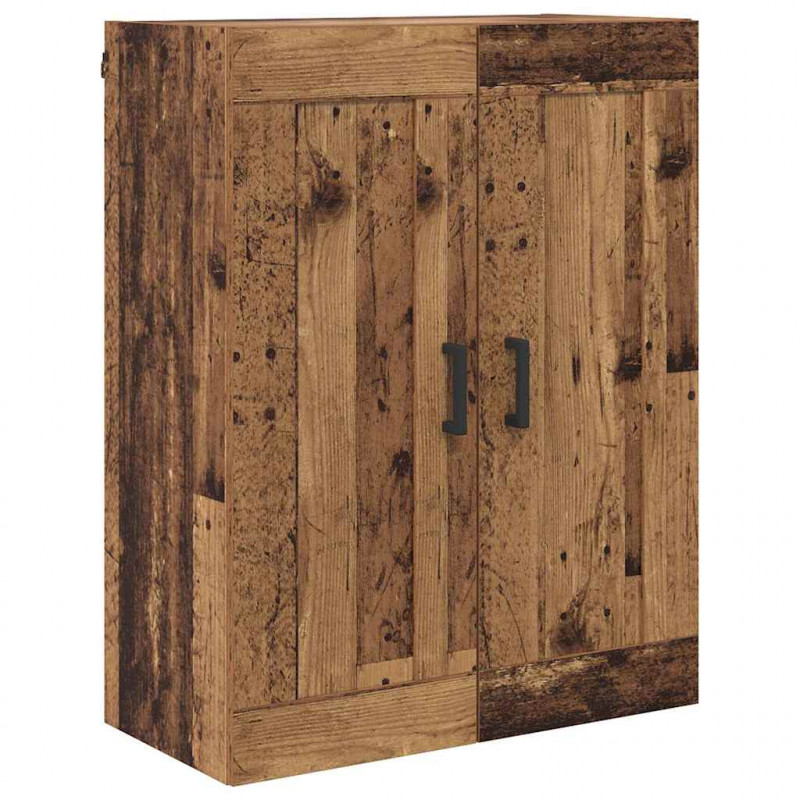 Highboard 2 pcs Stare drewno Materiał drewnopochodny