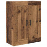 Highboard 2 pcs Stare drewno Materiał drewnopochodny
