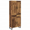 Highboard z szufladą Stare drewno 69,5 x 34 x 180 cm
