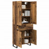Highboard z szufladą Stare drewno 69,5 x 34 x 180 cm
