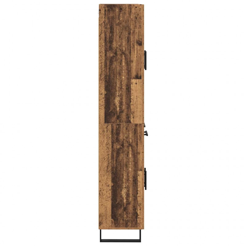 Highboard z szufladą Stare drewno 69,5 x 34 x 180 cm