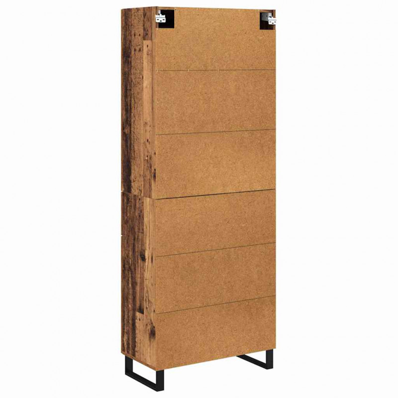Highboard z szufladą Stare drewno 69,5 x 34 x 180 cm