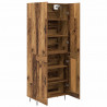 Highboard 2 pcs Stare drewno Materiał drewnopochodny