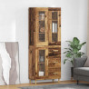 Highboard z szufladą Stare drewno 69,5 x 34 x 180 cm