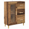 Highboard z szufladą Stare drewno 69,5 x 34 x 180 cm
