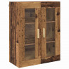 Highboard z szufladą Stare drewno 69,5 x 34 x 180 cm