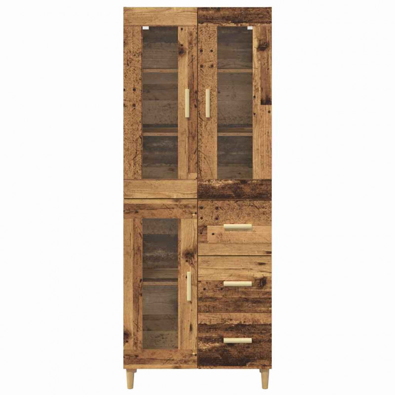 Highboard z szufladą Stare drewno 69,5 x 34 x 180 cm