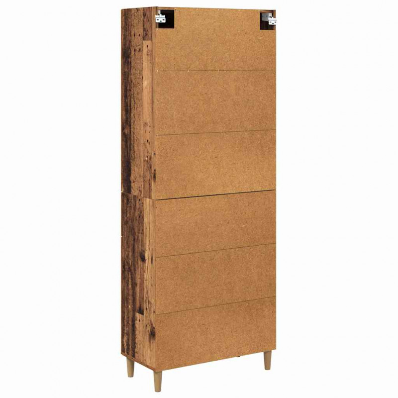 Highboard z szufladą Stare drewno 69,5 x 34 x 180 cm