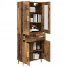 Highboard z szufladą Stare drewno 69,5 x 34 x 180 cm