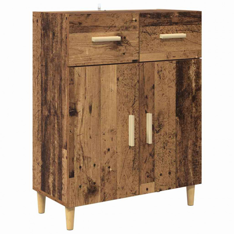 Highboard z szufladą Stare drewno 69,5 x 34 x 180 cm