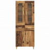 Highboard z szufladą Stare drewno 69,5 x 34 x 180 cm
