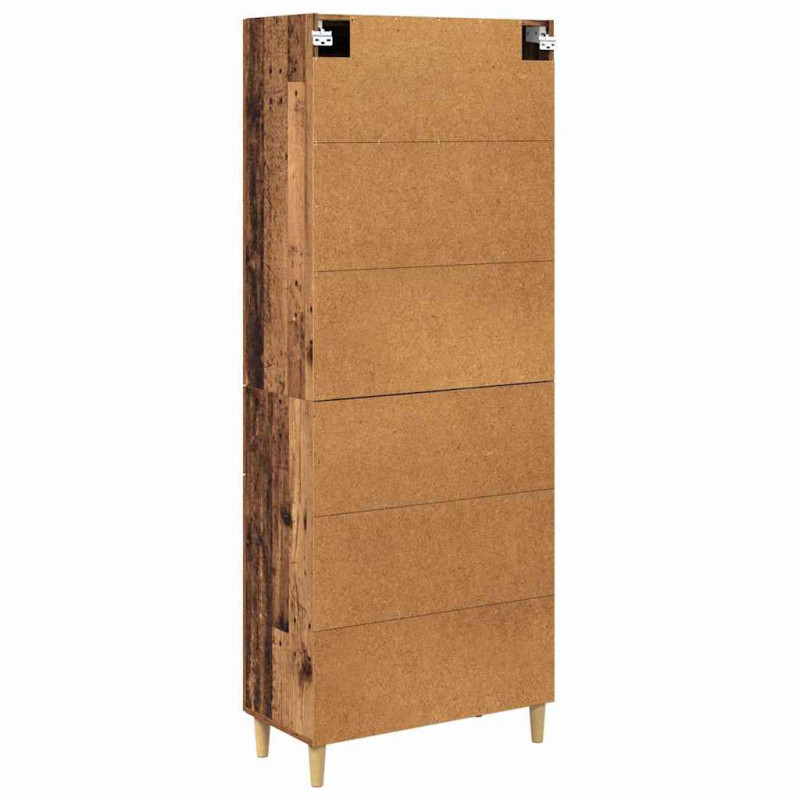 Highboard z szufladą Stare drewno 69,5 x 34 x 180 cm