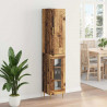 Highboard 2 pcs Stare drewno Materiał drewnopochodny