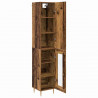 Highboard 2 pcs Stare drewno Materiał drewnopochodny