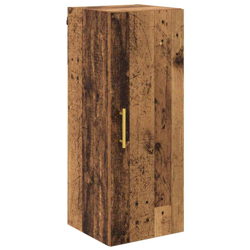 Highboard 2 pcs Stare drewno Materiał drewnopochodny