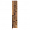 Highboard 2 pcs Stare drewno Materiał drewnopochodny