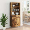 Highboard z szufladą Stare drewno 69,5 x 34 x 180 cm