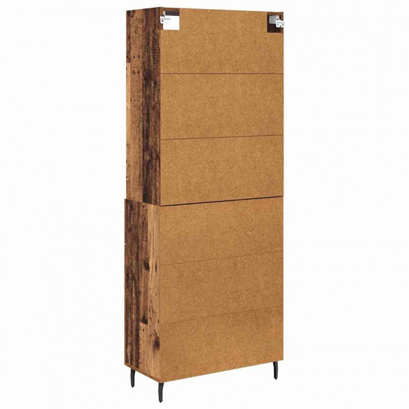 Highboard z szufladą Stare drewno 69,5 x 34 x 180 cm
