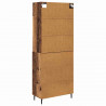 Highboard z szufladą Stare drewno 69,5 x 34 x 180 cm