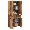 Highboard Montowane na ścianie Stare drewno 69,5 x 34 x 180 cm