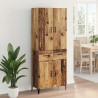 Highboard Montowane na ścianie Stare drewno 69,5 x 34 x 180 cm