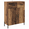 Highboard 2 pcs Stare drewno Materiał drewnopochodny