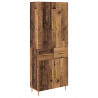 Highboard Montowane na ścianie Stare drewno 69,5 x 34 x 180 cm
