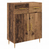 Highboard Montowane na ścianie Stare drewno 69,5 x 34 x 180 cm