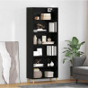 Highboard Czarny Dąb 69,5 x 32,5 x 180 cm