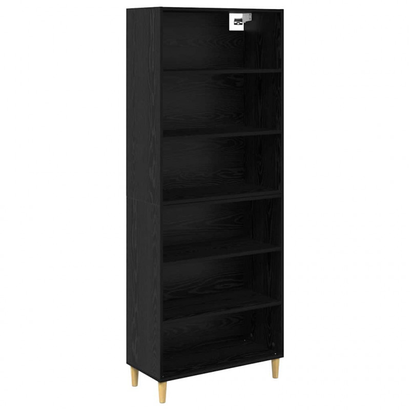 Highboard Czarny Dąb 69,5 x 32,5 x 180 cm