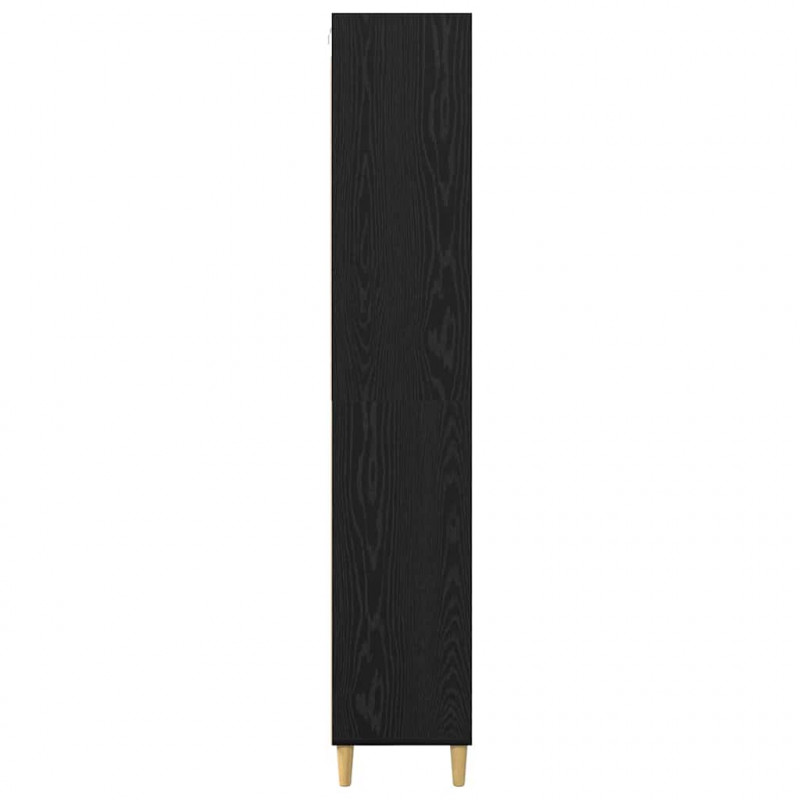 Highboard Czarny Dąb 69,5 x 32,5 x 180 cm
