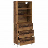 Highboard z szufladą Stare drewno 69,5 x 34 x 180 cm