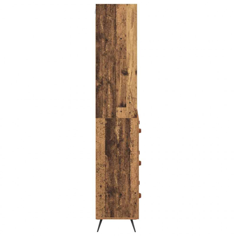 Highboard z szufladą Stare drewno 69,5 x 34 x 180 cm