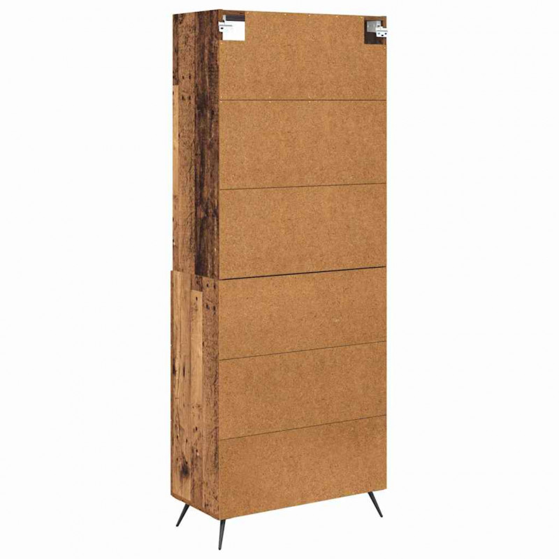 Highboard z szufladą Stare drewno 69,5 x 34 x 180 cm