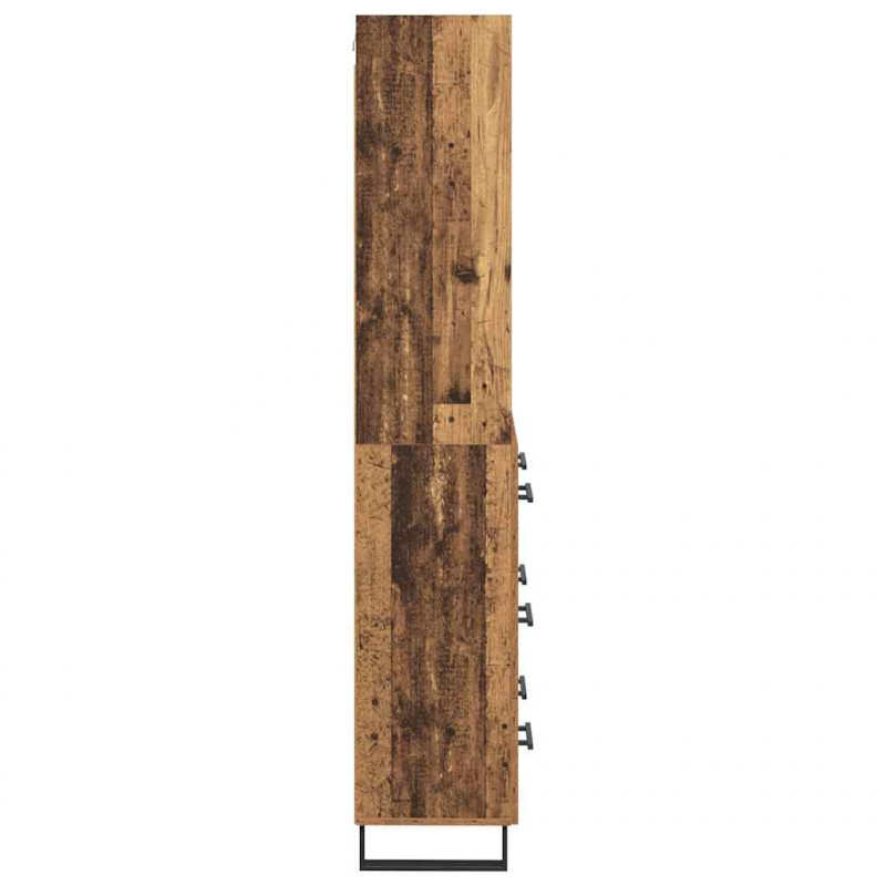 Highboard z szufladą Stare drewno 69,5 x 34 x 180 cm